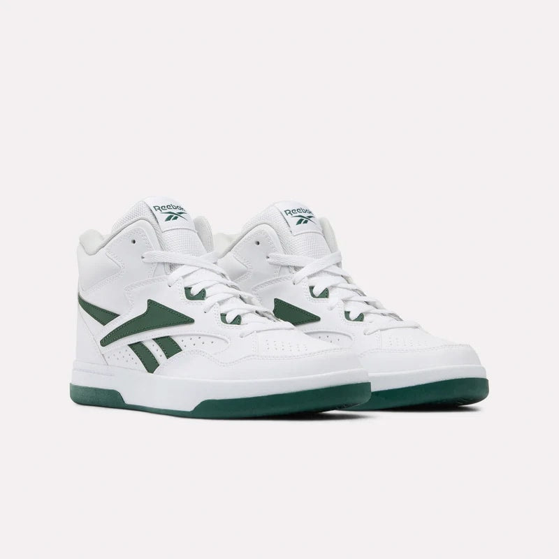 REEBOK FOOTWEAR UNISEX BB 4580 Basketball Shoes FTWR WHITE/HERITAGE GREEN/GREY