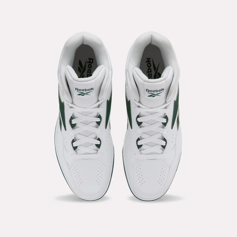 REEBOK FOOTWEAR UNISEX BB 4580 Basketball Shoes FTWR WHITE/HERITAGE GREEN/GREY