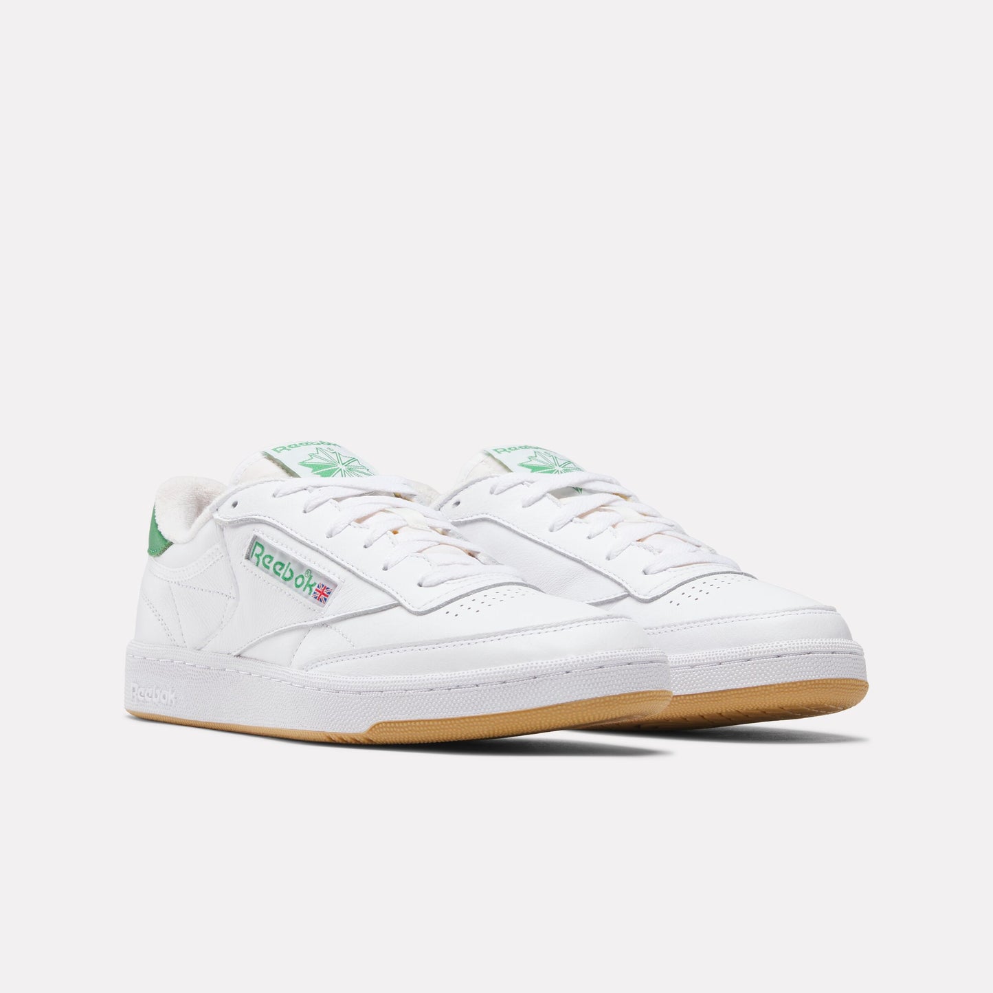 REEBOK FOOTWEAR MEN Club C 85 Shoes FTWRWHITE/GLENGREEN/RBKRUBBBER