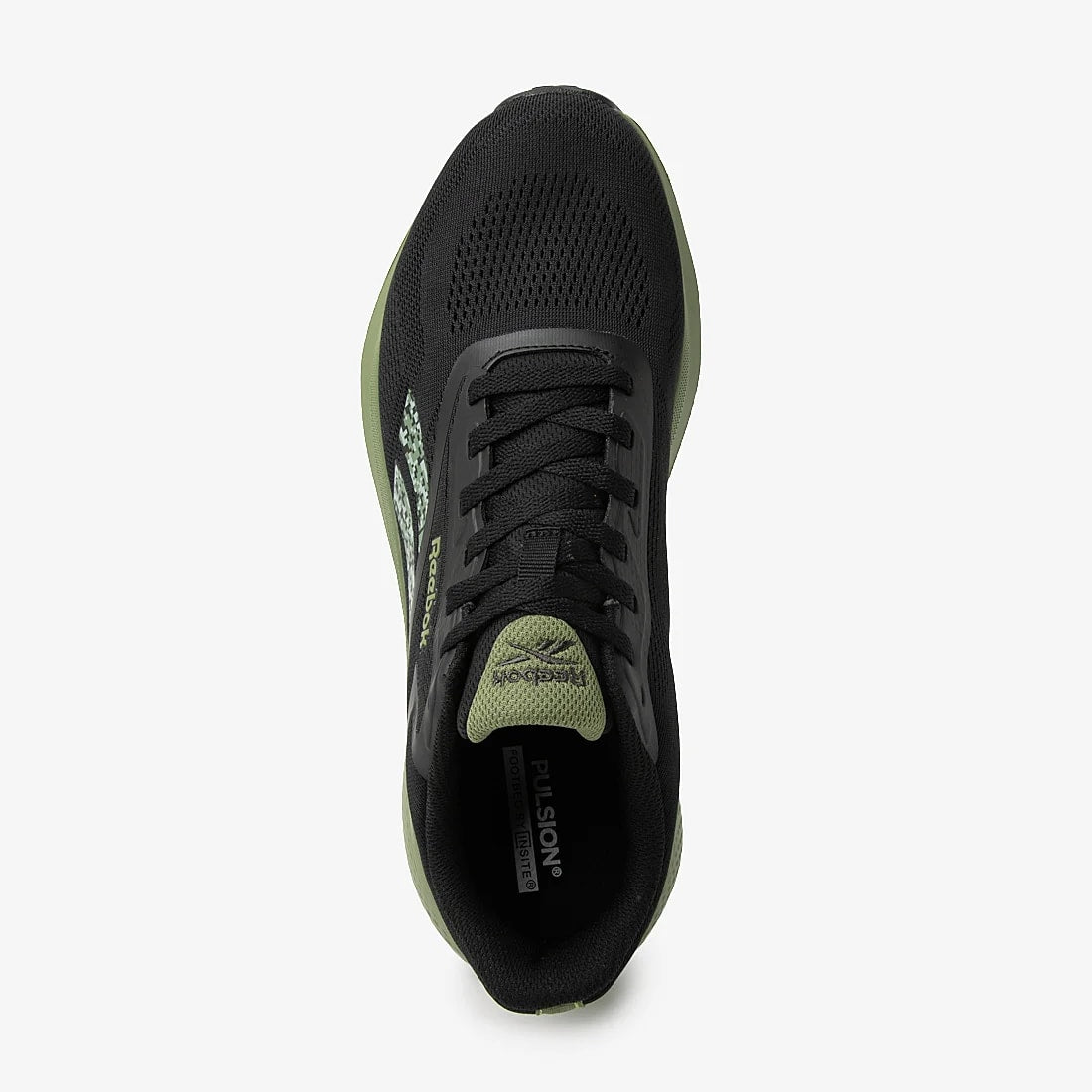 REEBOK FOOTWEAR MEN Energen Run 4 Shoes BLACK/BLACK/GREEN