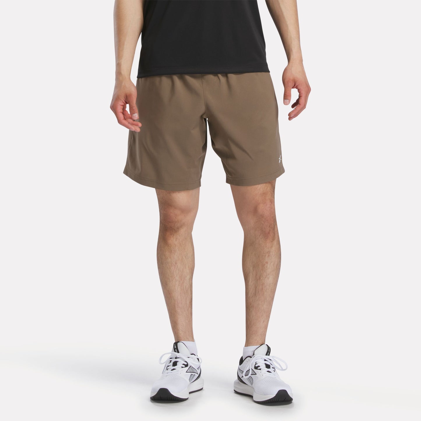 REEBOK APPAREL MEN Workout Woven Shorts TREK GREY