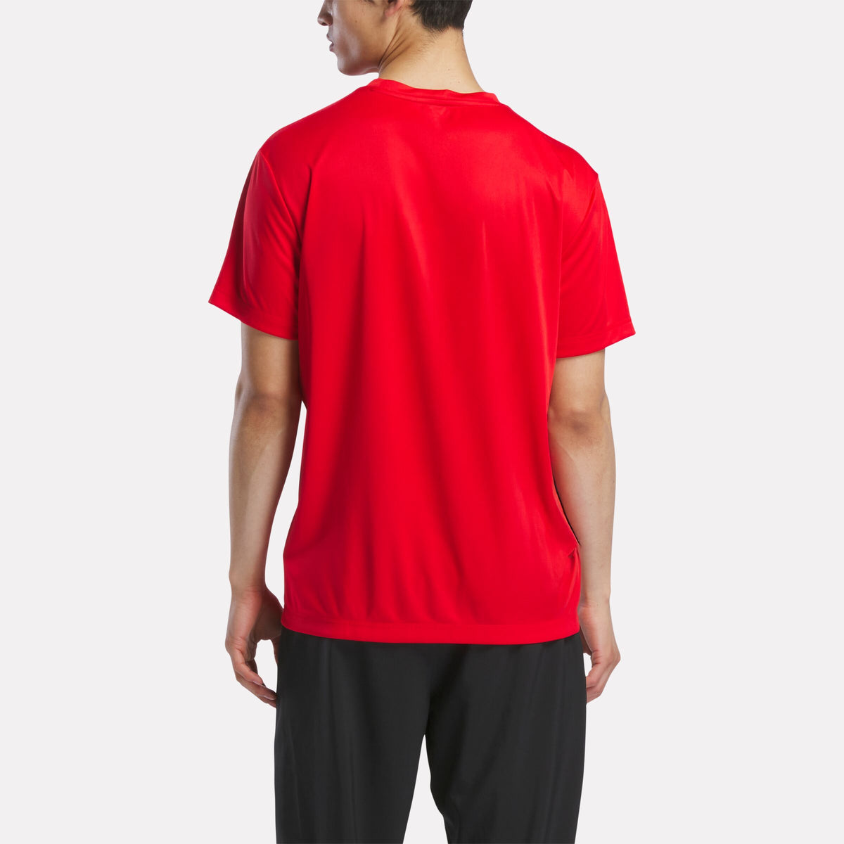 REEBOK APPAREL MEN ID Train Short Sleeve Tech Tee VECTOR RED