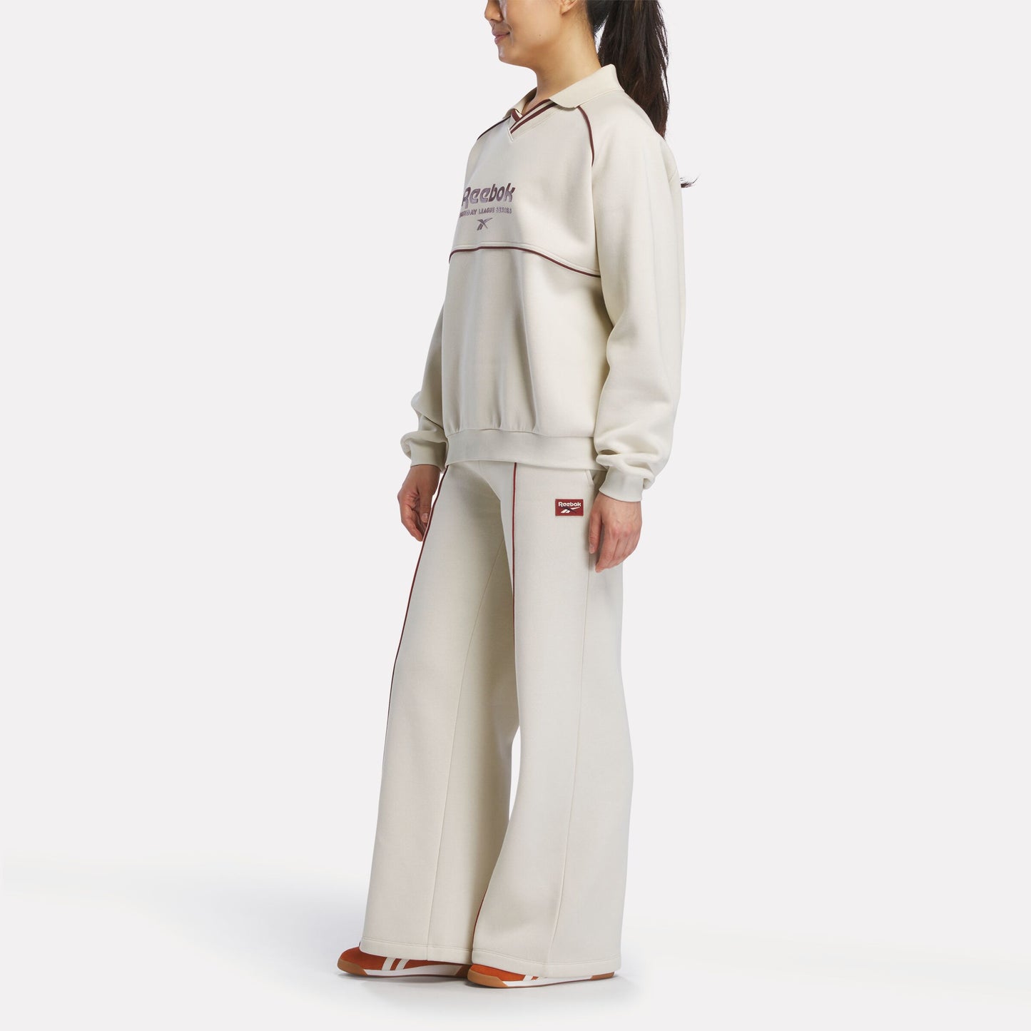 REEBOK APPAREL WOMEN Heritage Flared Pants LINEN