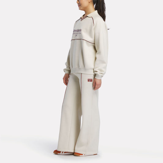 REEBOK APPAREL WOMEN Heritage Flared Pants LINEN