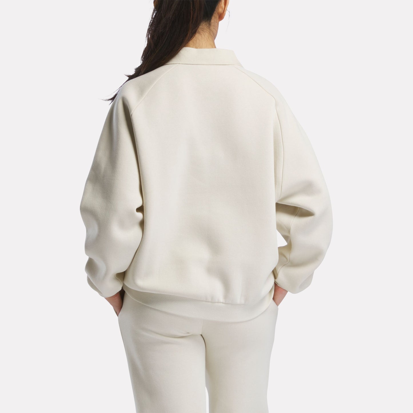 REEBOK APPAREL WOMEN Heritage Crewneck Sweatshirt LINEN