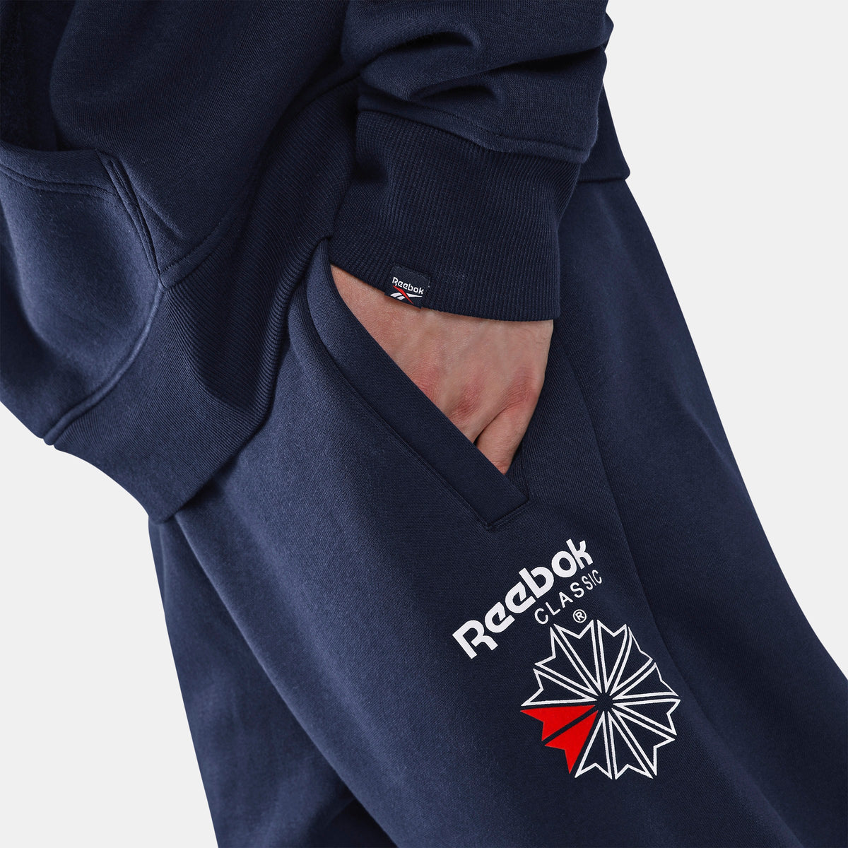 REEBOK APPAREL MEN Starcrest Relaxed Jogger Pants VECTOR NAVY
