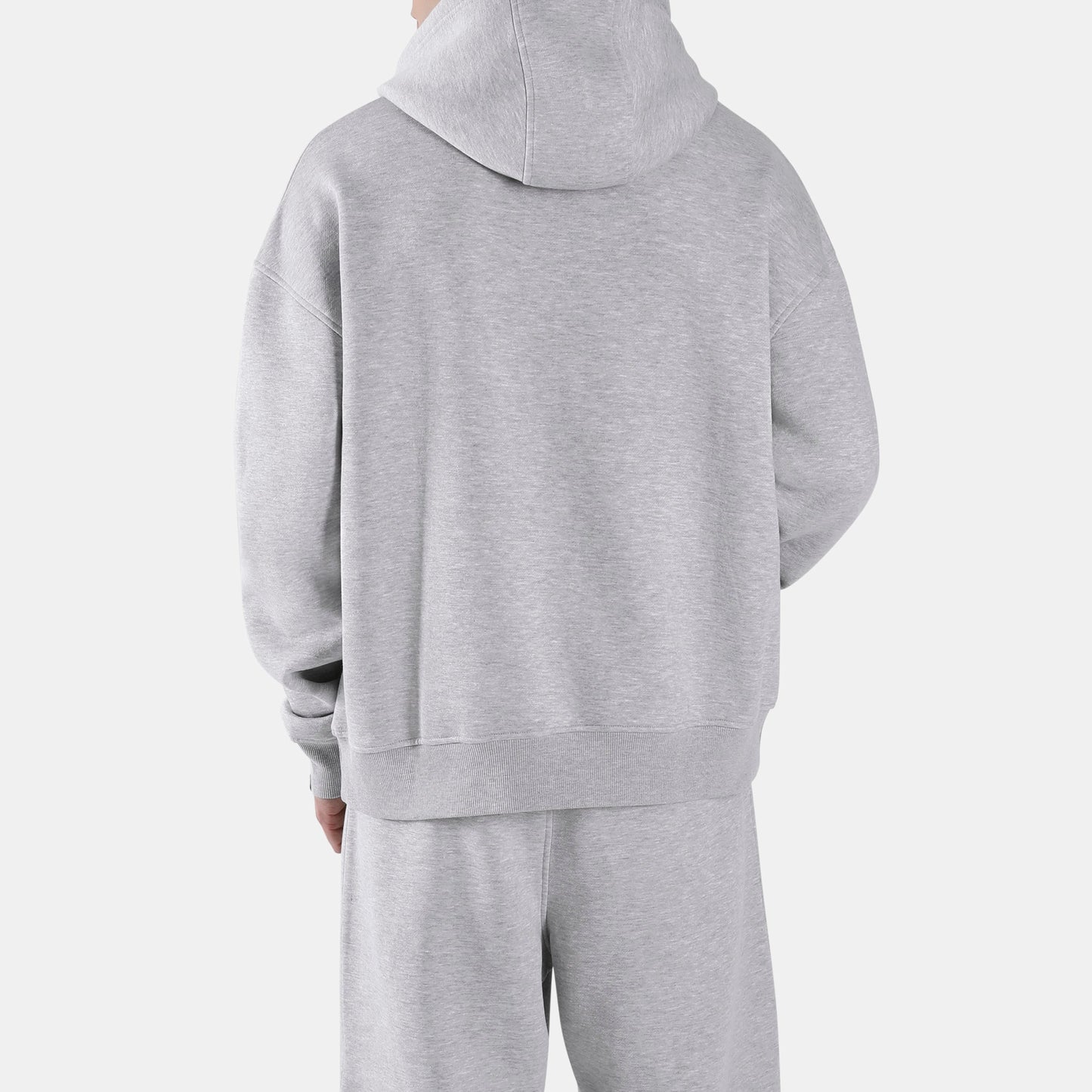 REEBOK APPAREL MEN Starcrest Relaxed Hoodie LIGHT GREY MARL