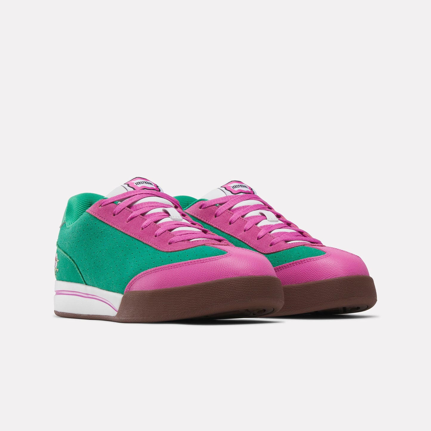 REEBOK FOOTWEAR UNISEX Reebok x BBC Board Flip Skate Shoes WATERMELON/PINK