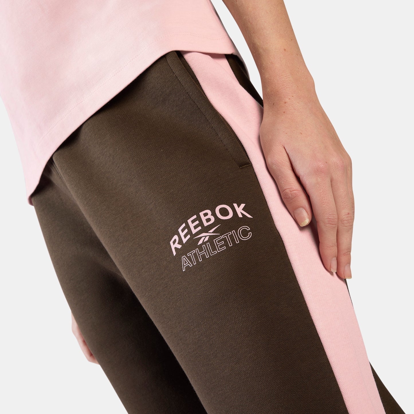 REEBOK APPAREL WOMEN ID Panel Play Fleece Pants BLACK