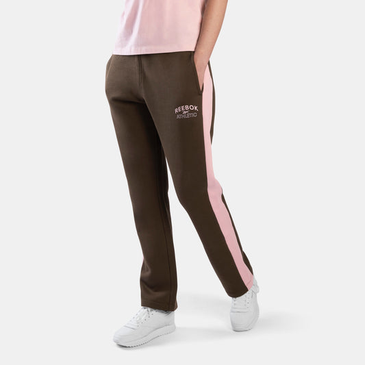 REEBOK APPAREL WOMEN ID Panel Play Fleece Pants BLACK