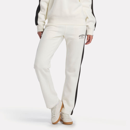 REEBOK APPAREL WOMEN ID Panel Play Fleece Pants WOMEN CHALK