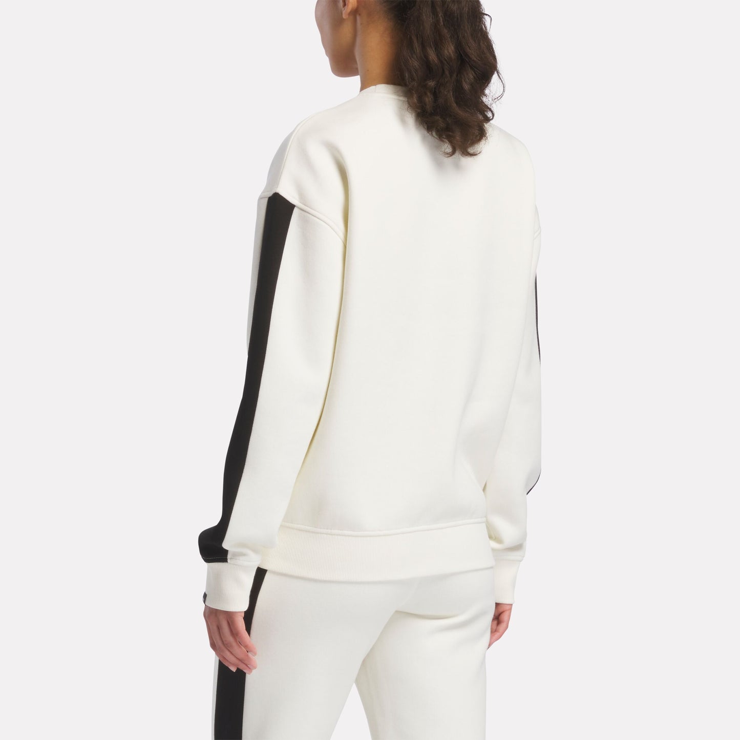 REEBOK APPAREL WOMEN Fleece Crew Sweatshirt CHALK
