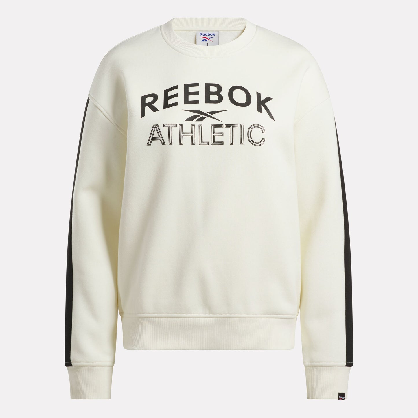 REEBOK APPAREL WOMEN Fleece Crew Sweatshirt CHALK