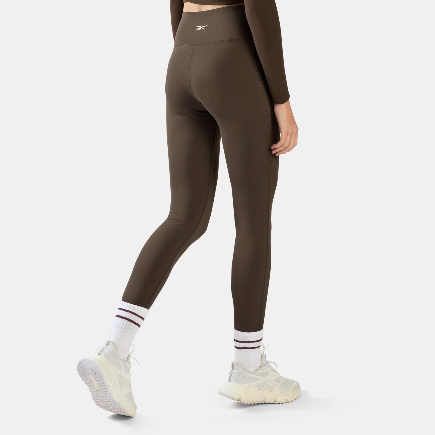 REEBOK APPAREL WOMEN Lux High-Rise Leggings ESPRESSO