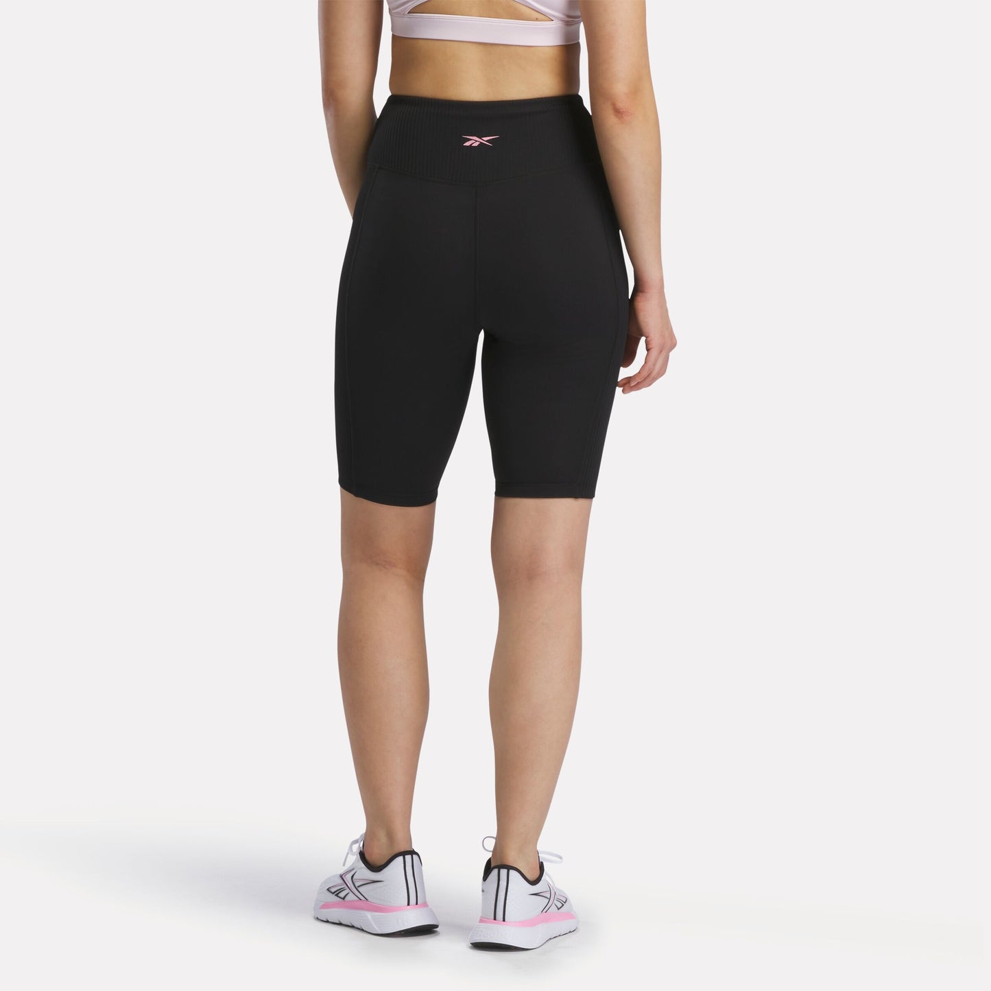 REEBOK APPAREL WOMEN Lux Peached Biker Shorts 9" BLACK