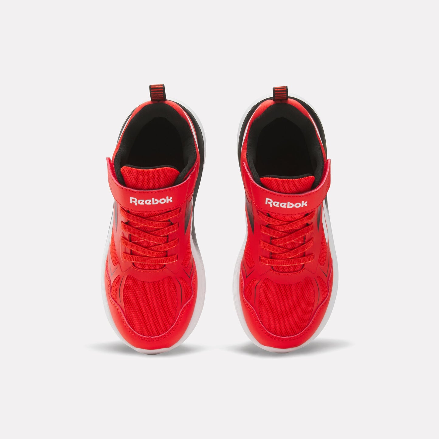 REEBOK FOOTWEAR KIDS Rush Runner 6.0 Elastic Lace Top Strap Running Shoes - Pre-School RIVAL RED/BLACK/FTWR WHITE