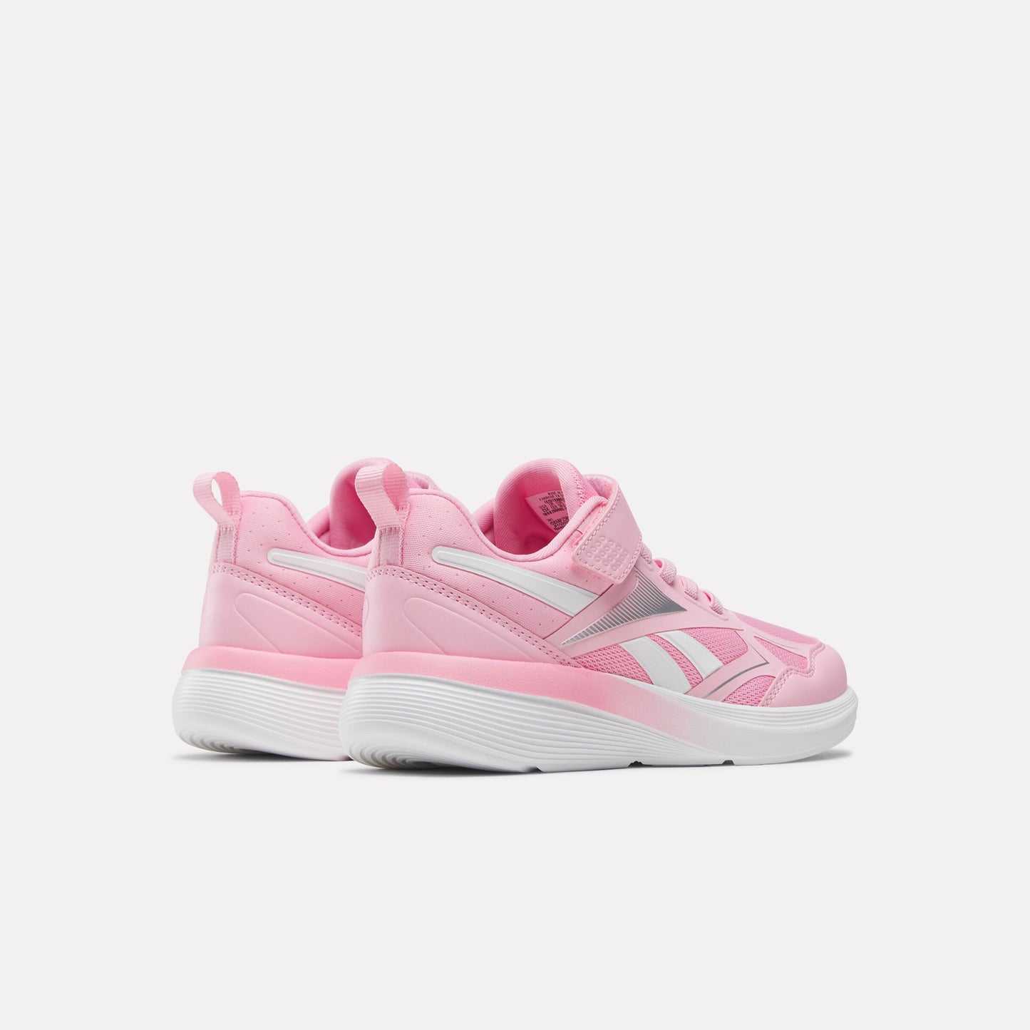 REEBOK FOOTWEAR KIDS Rush Runner 6.0 Elastic Lace Top Strap Running Shoes - Pre-School EXPRESSIVE PINK/FTWR WHITE