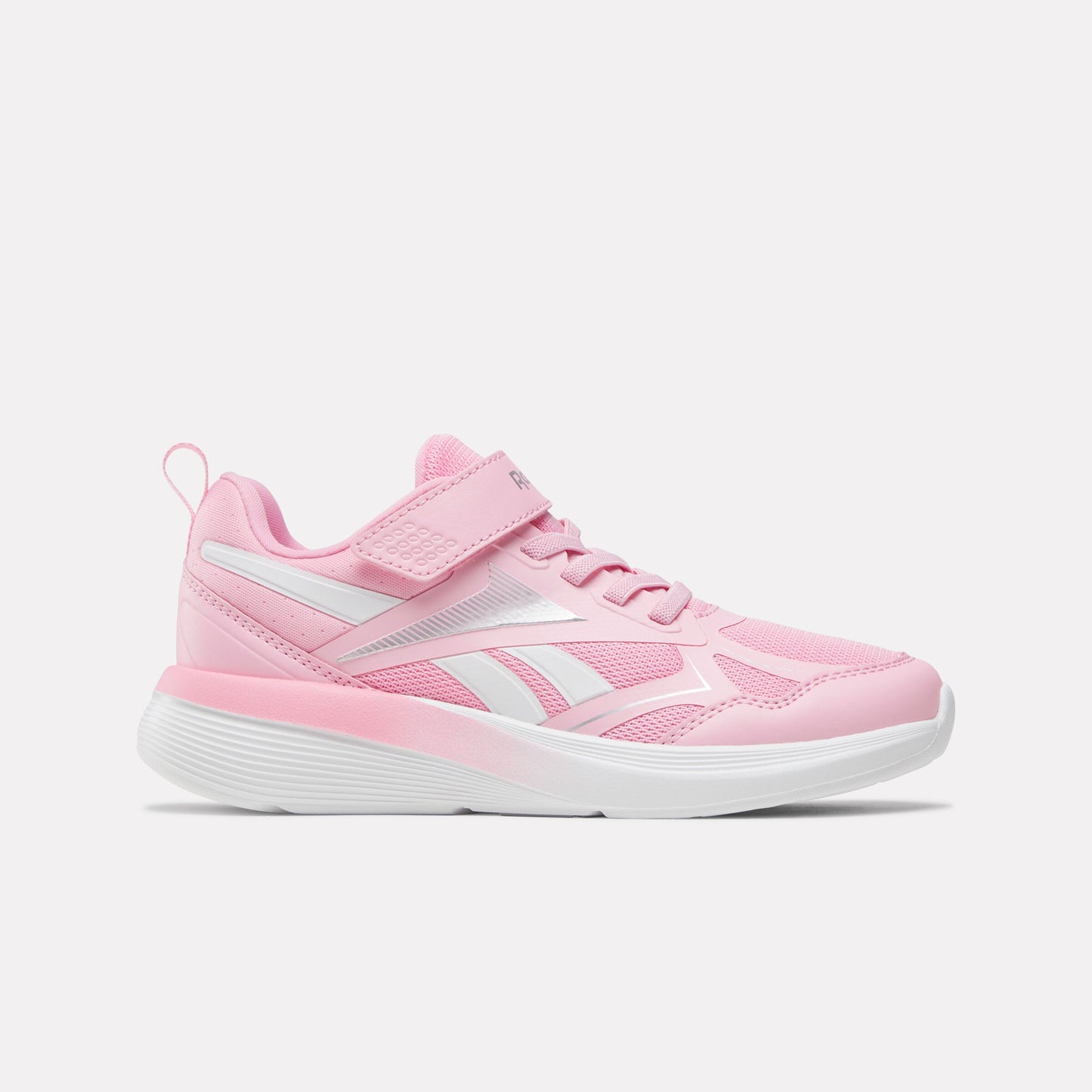 REEBOK FOOTWEAR KIDS Rush Runner 6.0 Elastic Lace Top Strap Running Shoes - Pre-School EXPRESSIVE PINK/FTWR WHITE