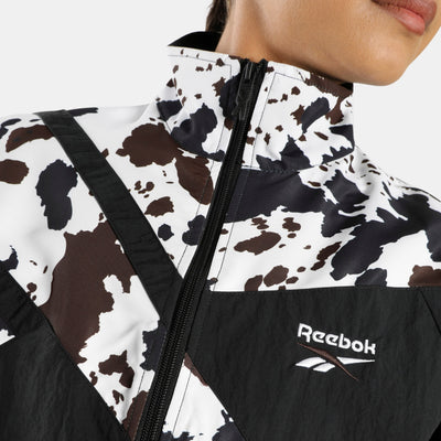 REEBOK APPAREL WOMEN Vector Track Jacket OX PRINT/BLACK – Reebok