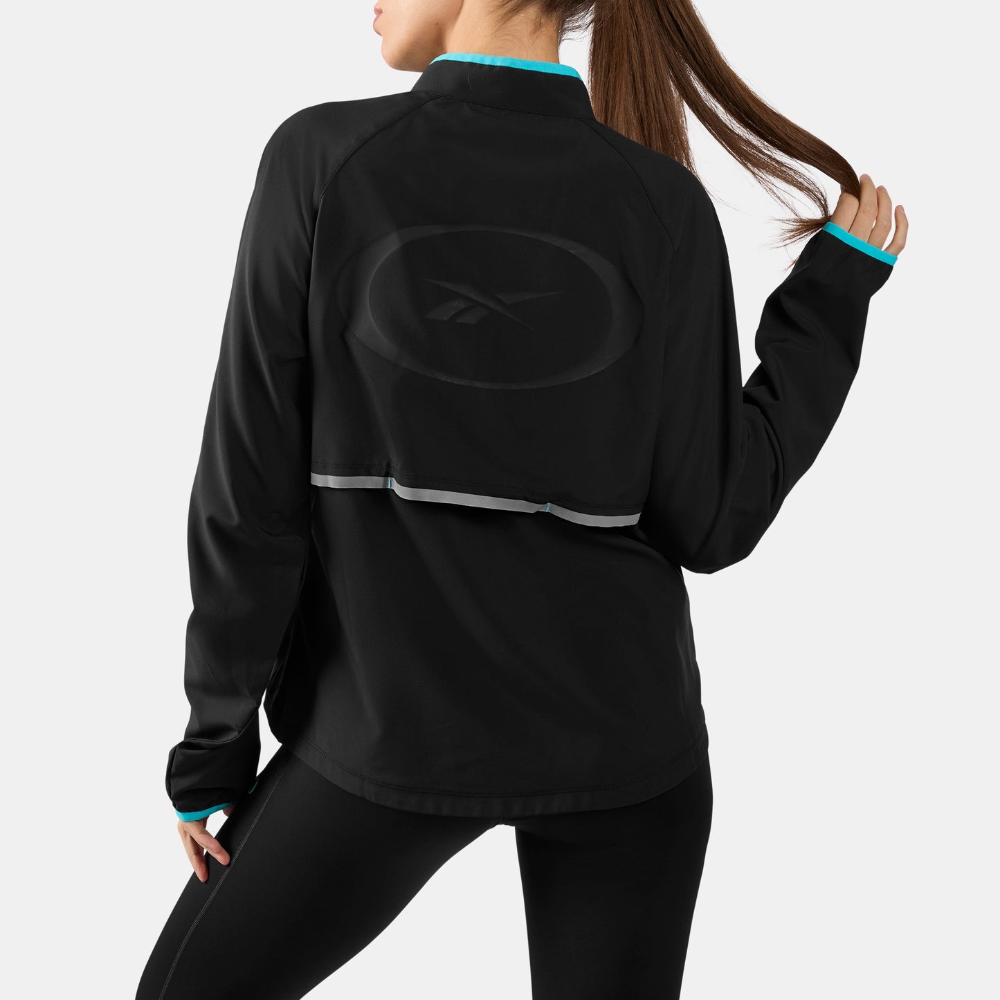 REEBOK APPAREL WOMEN Athlete Speed Lightweight Windbreaker BLACK