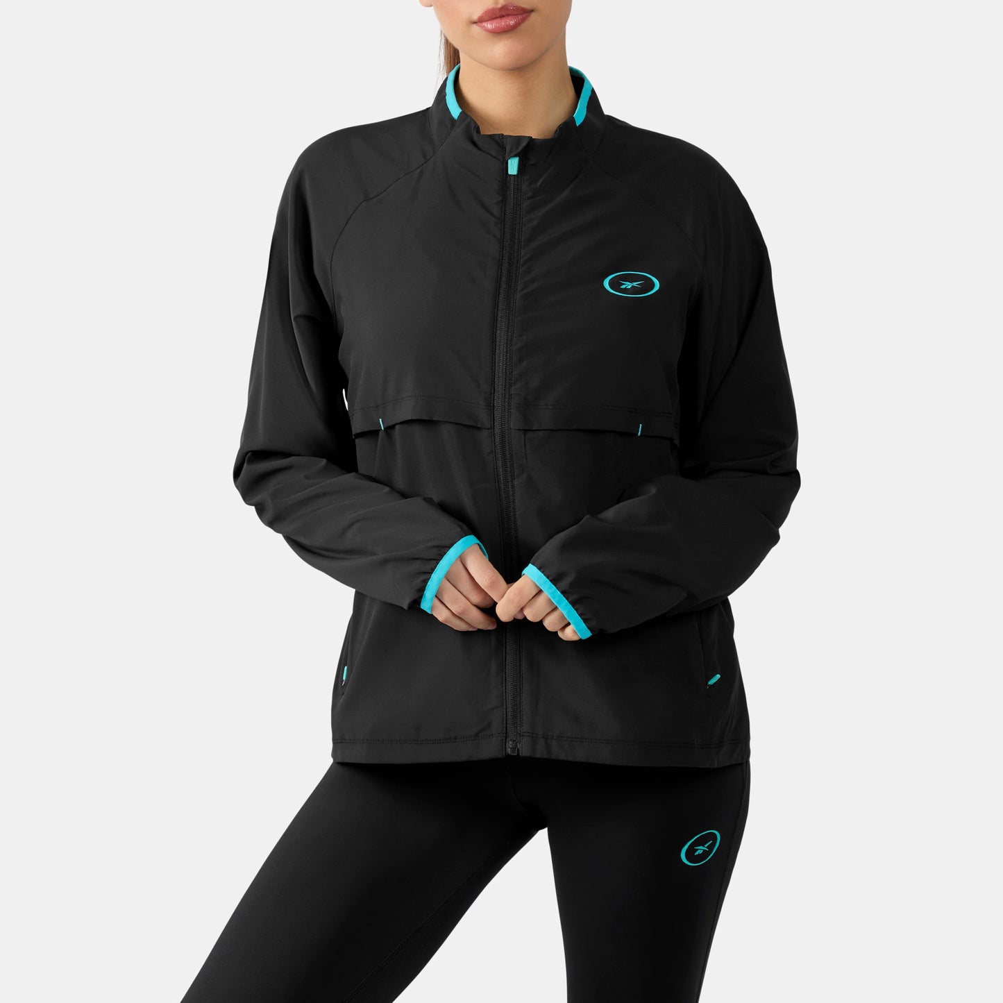 REEBOK APPAREL WOMEN Athlete Speed Lightweight Windbreaker BLACK