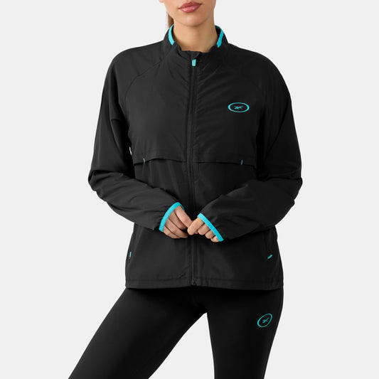 REEBOK APPAREL WOMEN Athlete Speed Lightweight Windbreaker BLACK