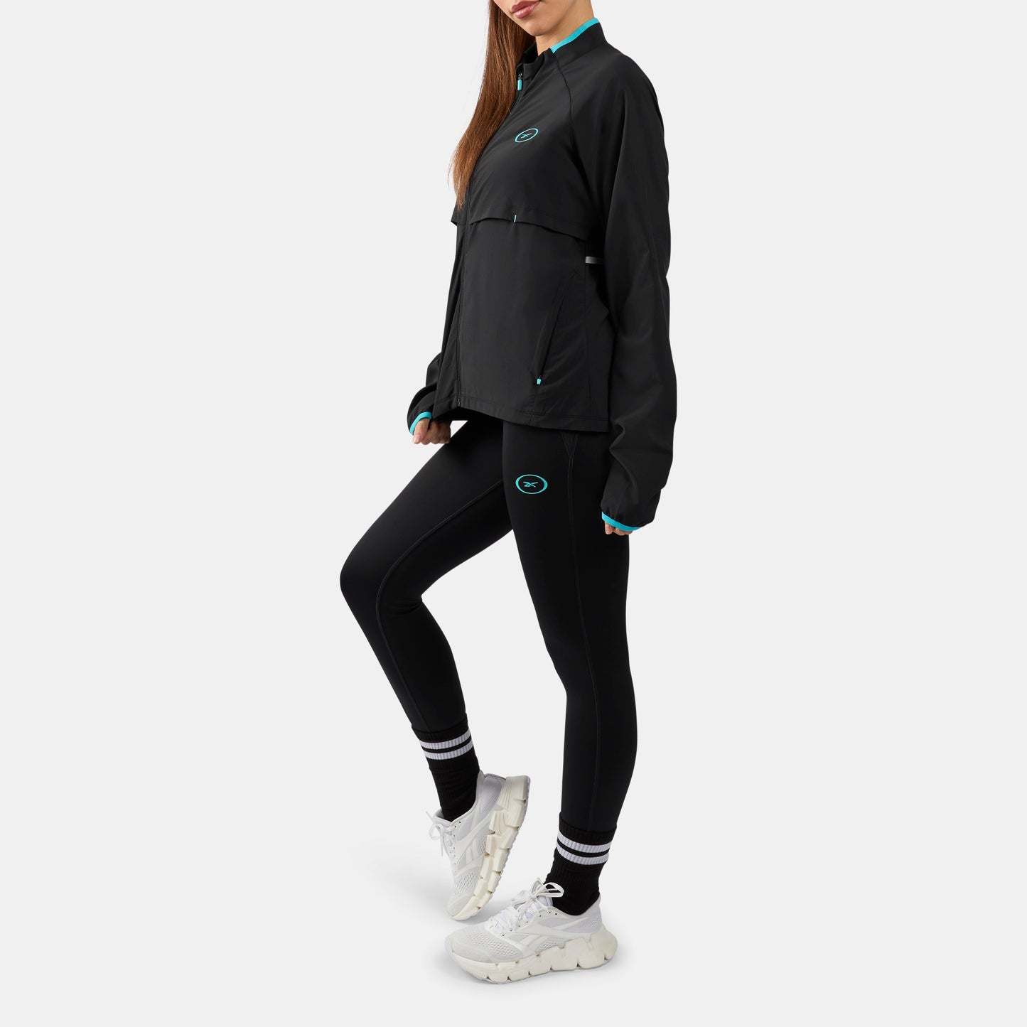 REEBOK APPAREL WOMEN Athlete Speed Lightweight Windbreaker BLACK