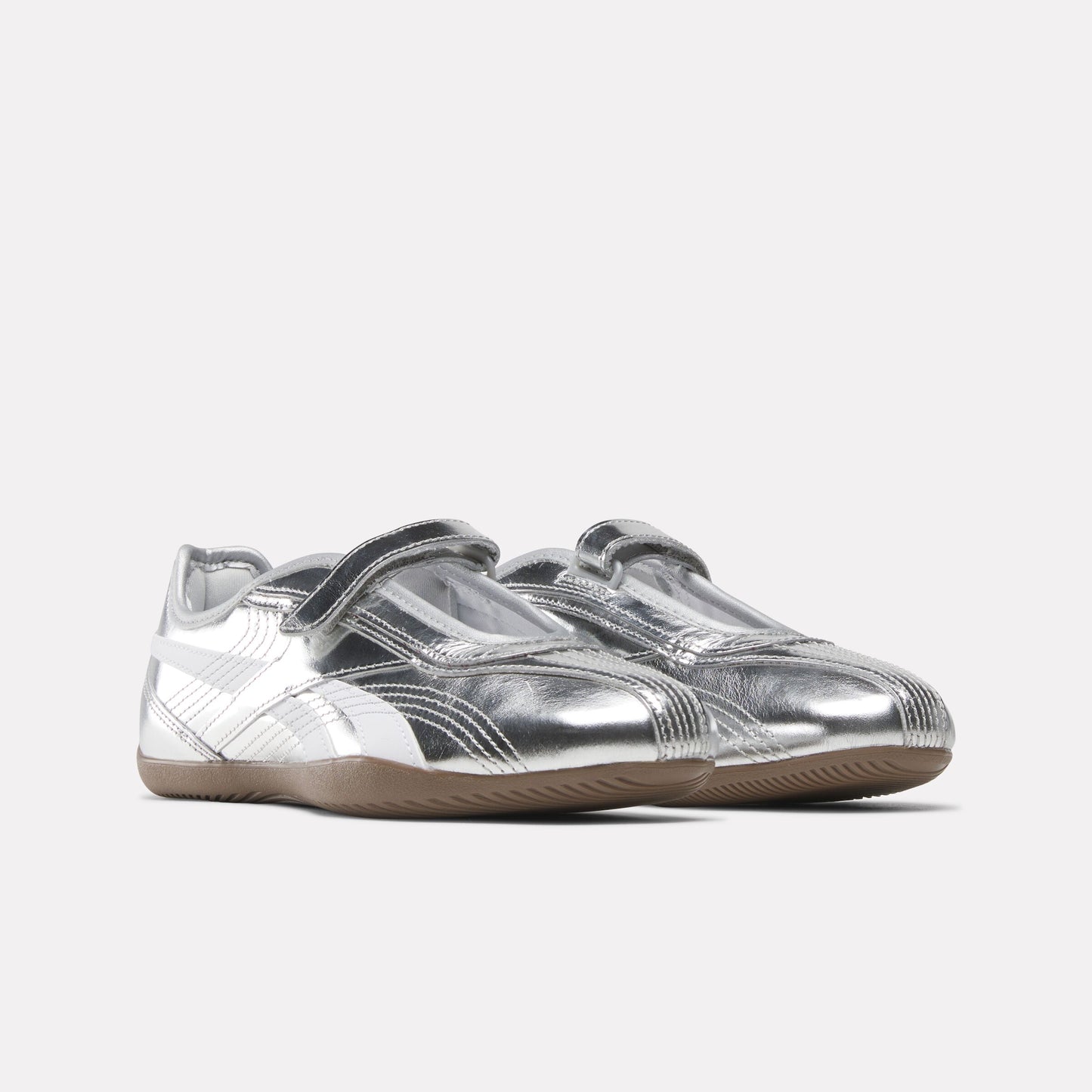 REEBOK FOOTWEAR WOMEN Ultra Lo Mary Jane Shoes SILVER/WHITE/GUM