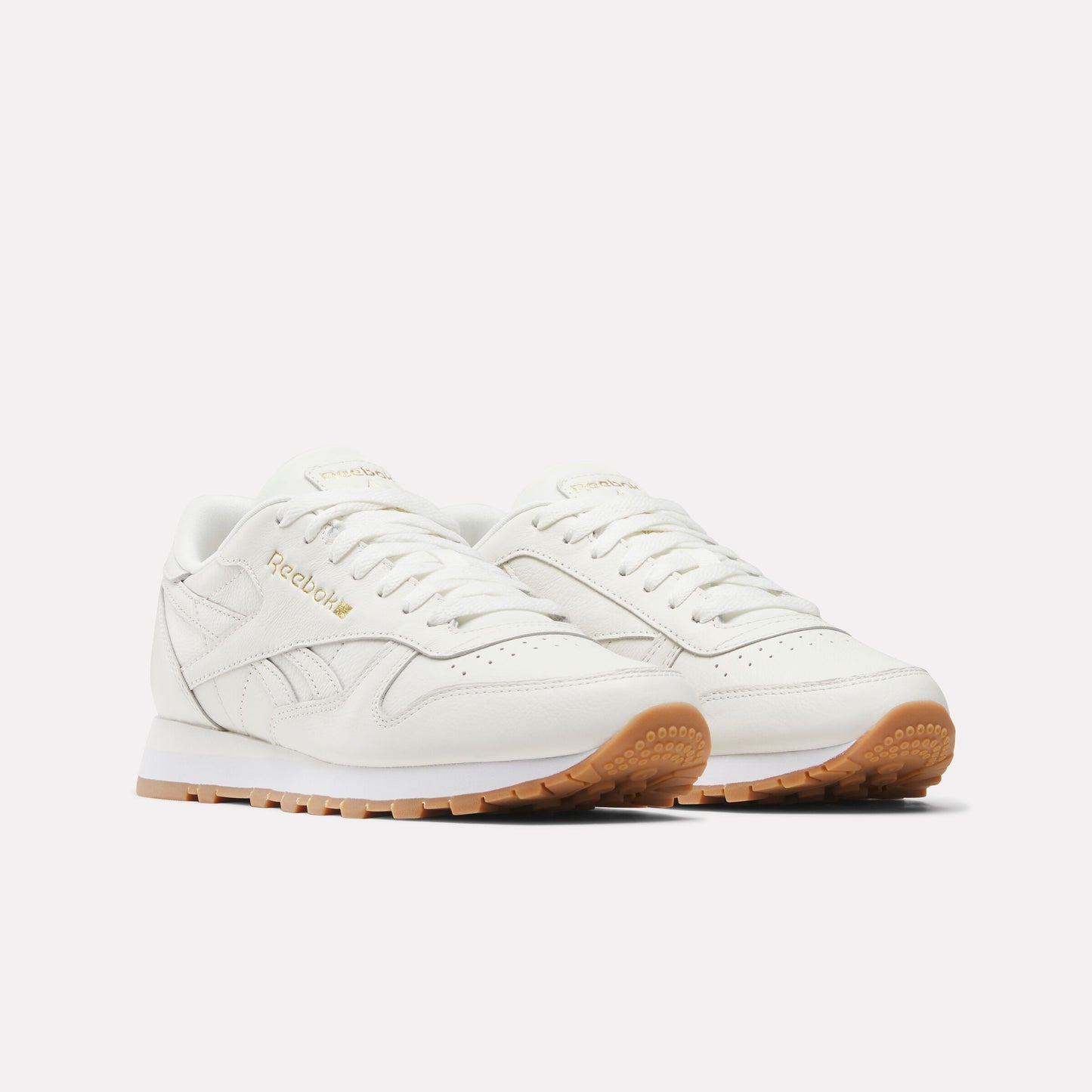 REEBOK FOOTWEAR WOMEN Classic Leather Shoes CHALK/WHITE/GUM