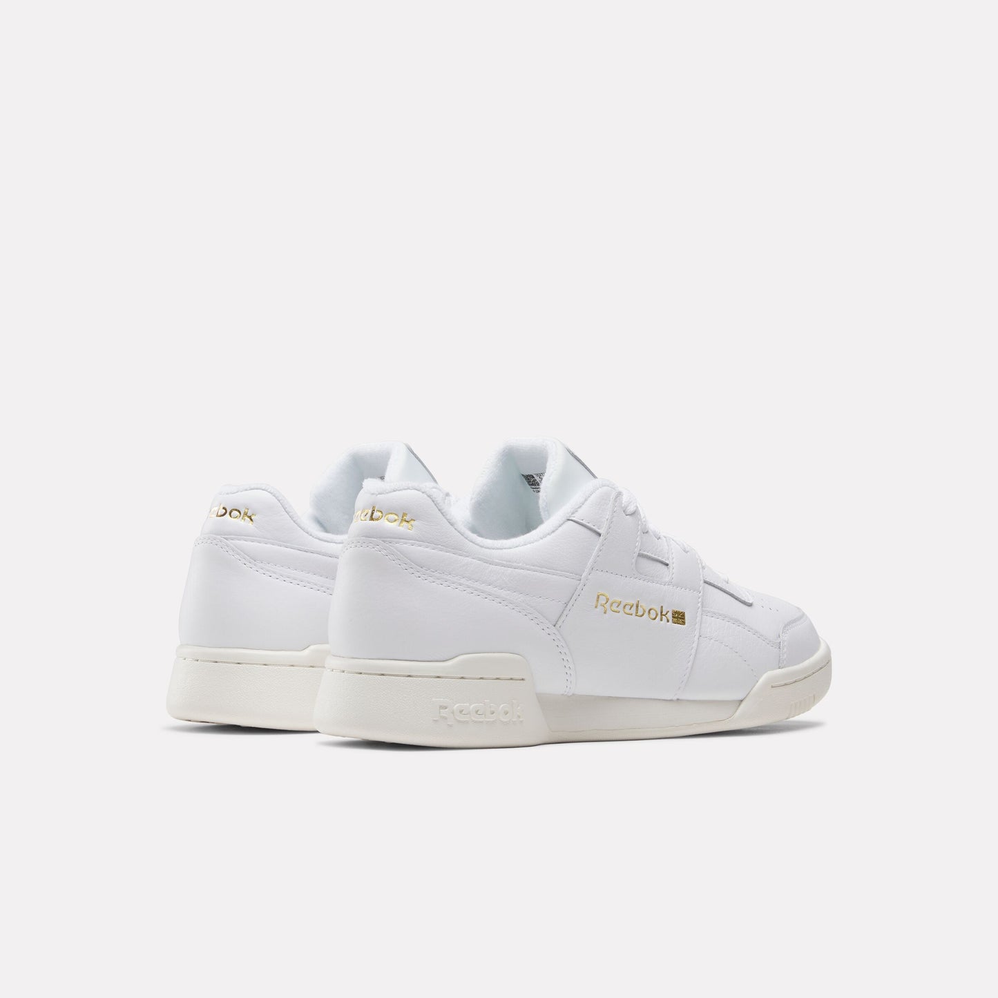 REEBOK FOOTWEAR UNISEX Workout Plus Shoes CHALK/FTWRWHITE/GOLDMETALLIC