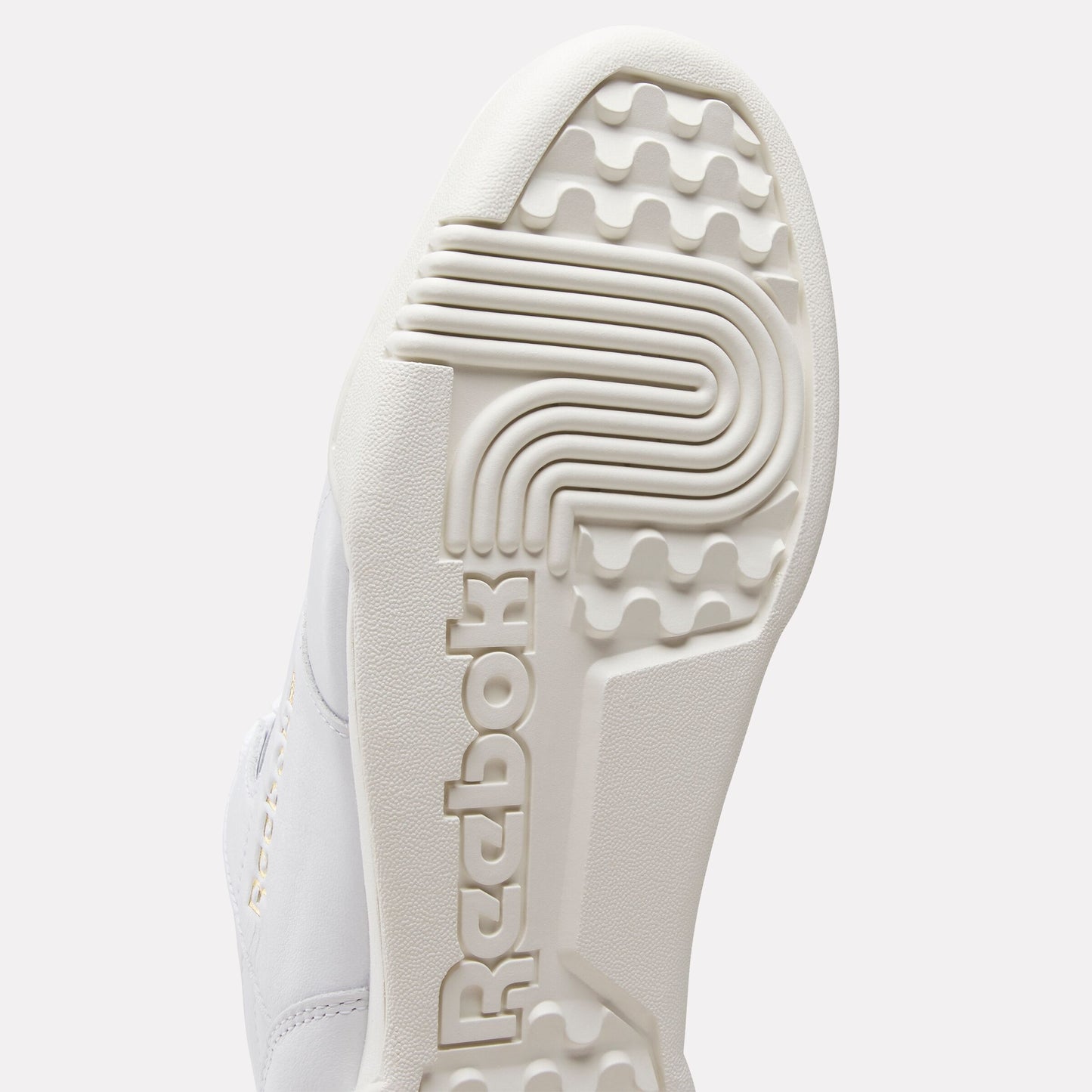 REEBOK FOOTWEAR UNISEX Workout Plus Shoes CHALK/FTWRWHITE/GOLDMETALLIC