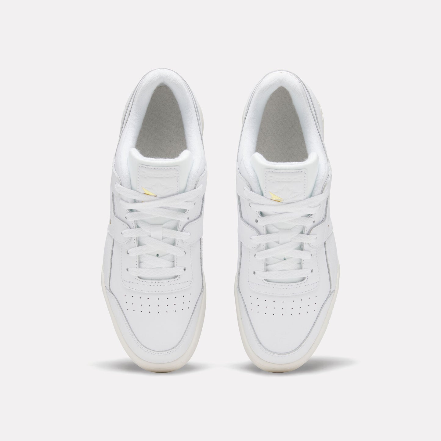 REEBOK FOOTWEAR UNISEX Workout Plus Shoes CHALK/FTWRWHITE/GOLDMETALLIC