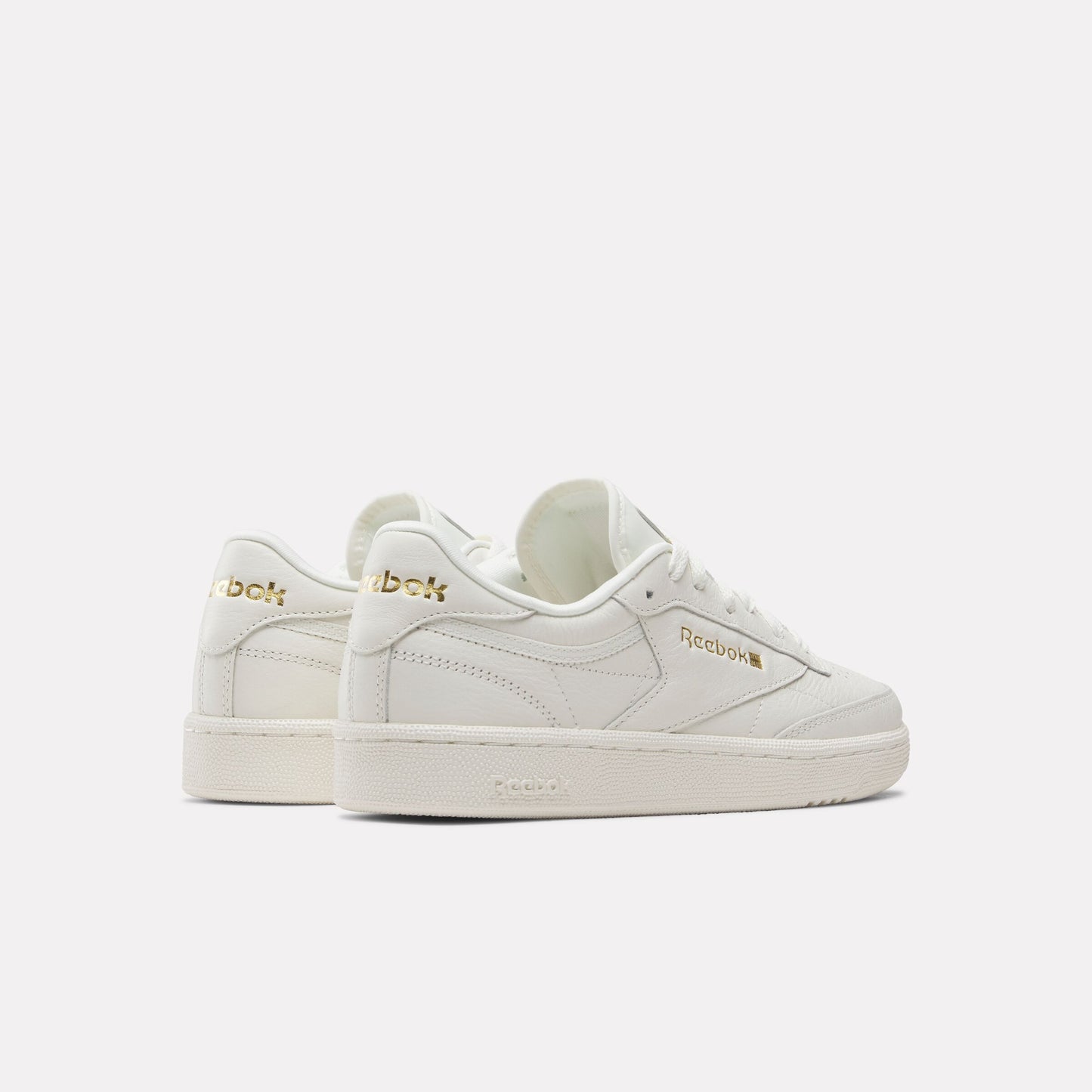 REEBOK FOOTWEAR WOMEN Club C 85 Shoes CHALK/GOLDMETALLIC
