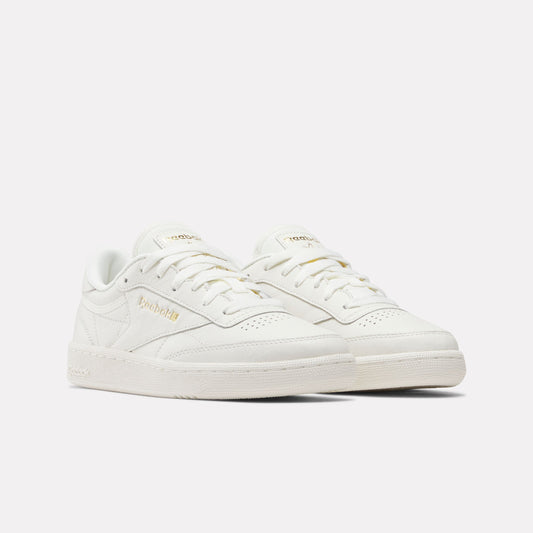 REEBOK FOOTWEAR WOMEN Club C 85 Shoes CHALK/GOLDMETALLIC