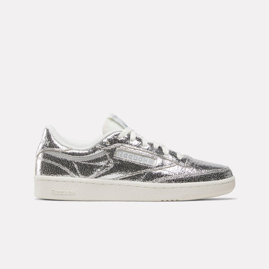 REEBOK FOOTWEAR WOMEN Club C 85 Shoes SILVERMETALLIC/CHALK/NEWGREY1