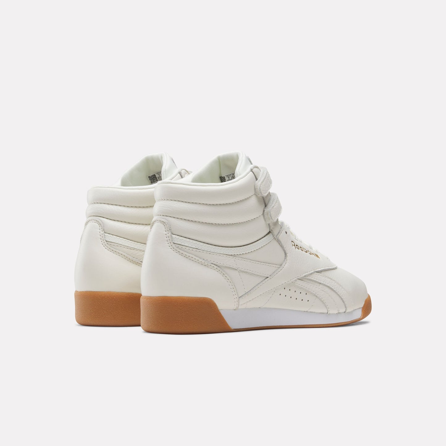 REEBOK FOOTWEAR WOMEN Freestyle Hi Shoes CHALK/GOLD/GUM