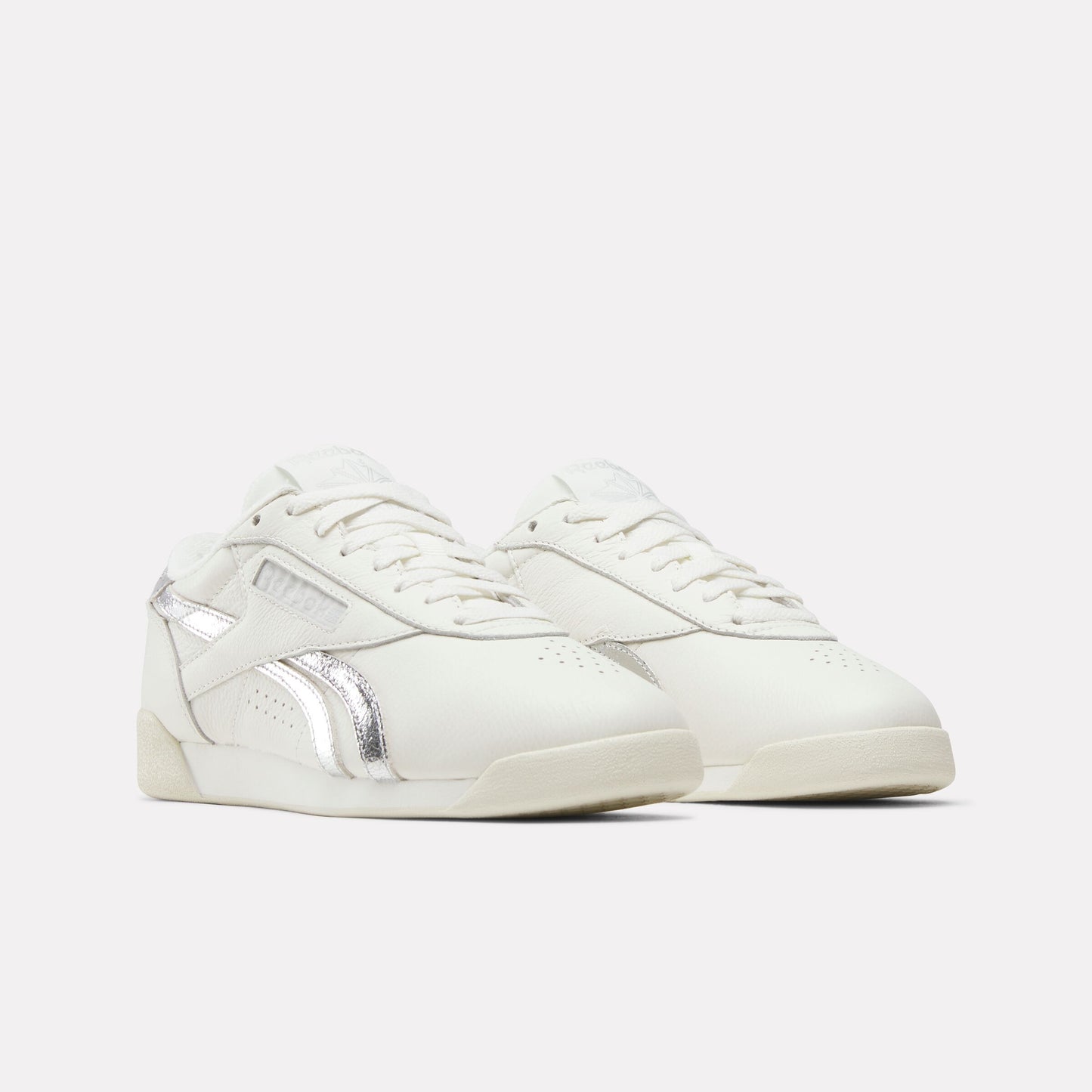 REEBOK FOOTWEAR WOMEN Freestyle Lo Shoes CHALK/SILVERMETALLIC/VINTAGECH