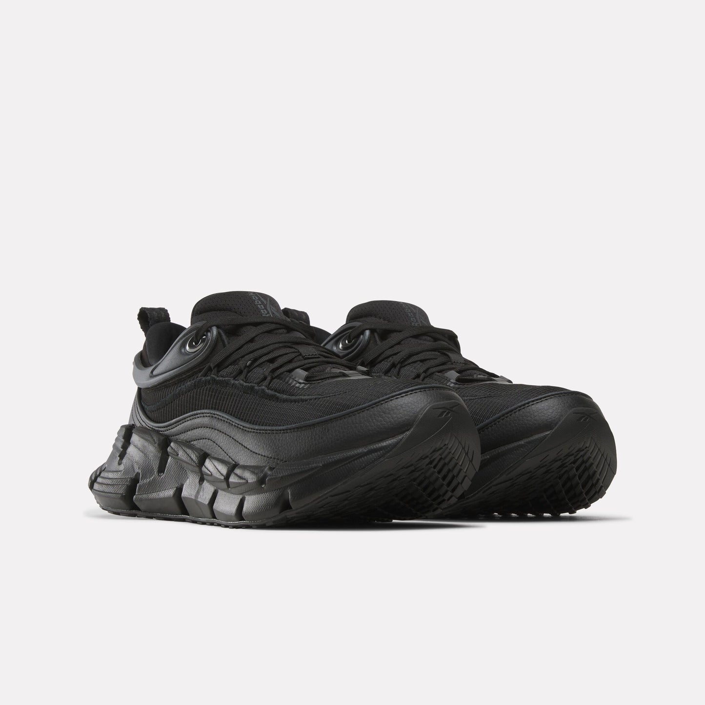 REEBOK FOOTWEAR MEN FloatZig Encore Shoes BLACK/BLACK