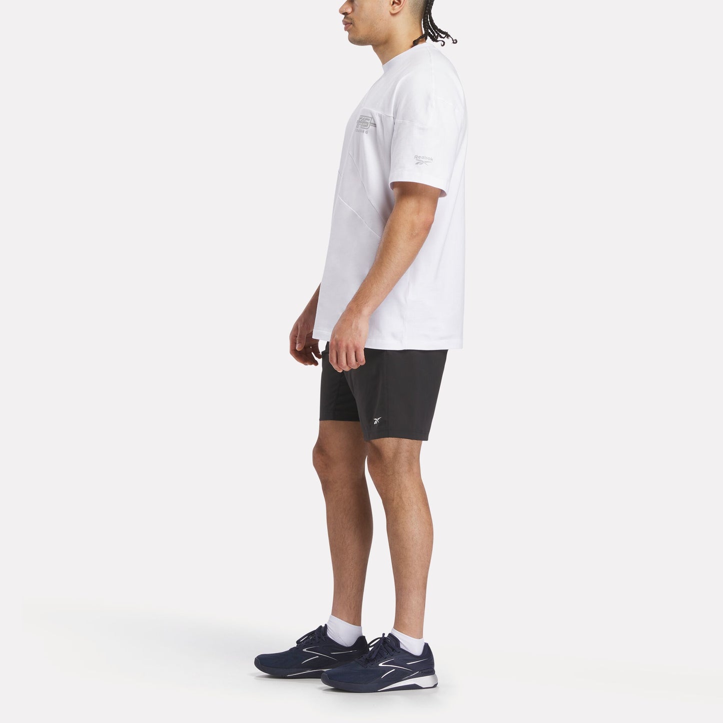 REEBOK APPAREL UNISEX  Reebok x F45 Training Relaxed T-Shirt WHITE/GREY 3