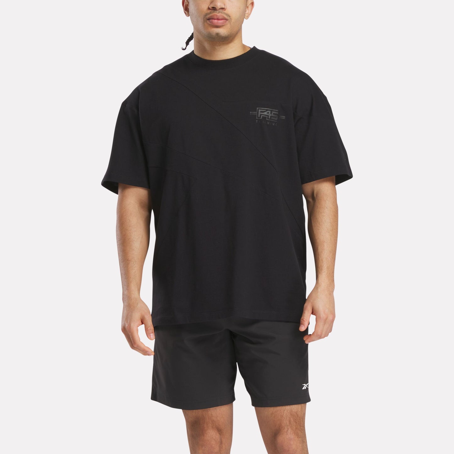 REEBOK APPAREL UNISEX Reebok x F45 Training Relaxed T-Shirt BLACK/ALMOST BLACK