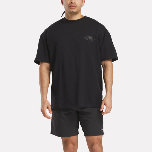 REEBOK APPAREL UNISEX Reebok x F45 Training Relaxed T-Shirt BLACK/ALMOST BLACK