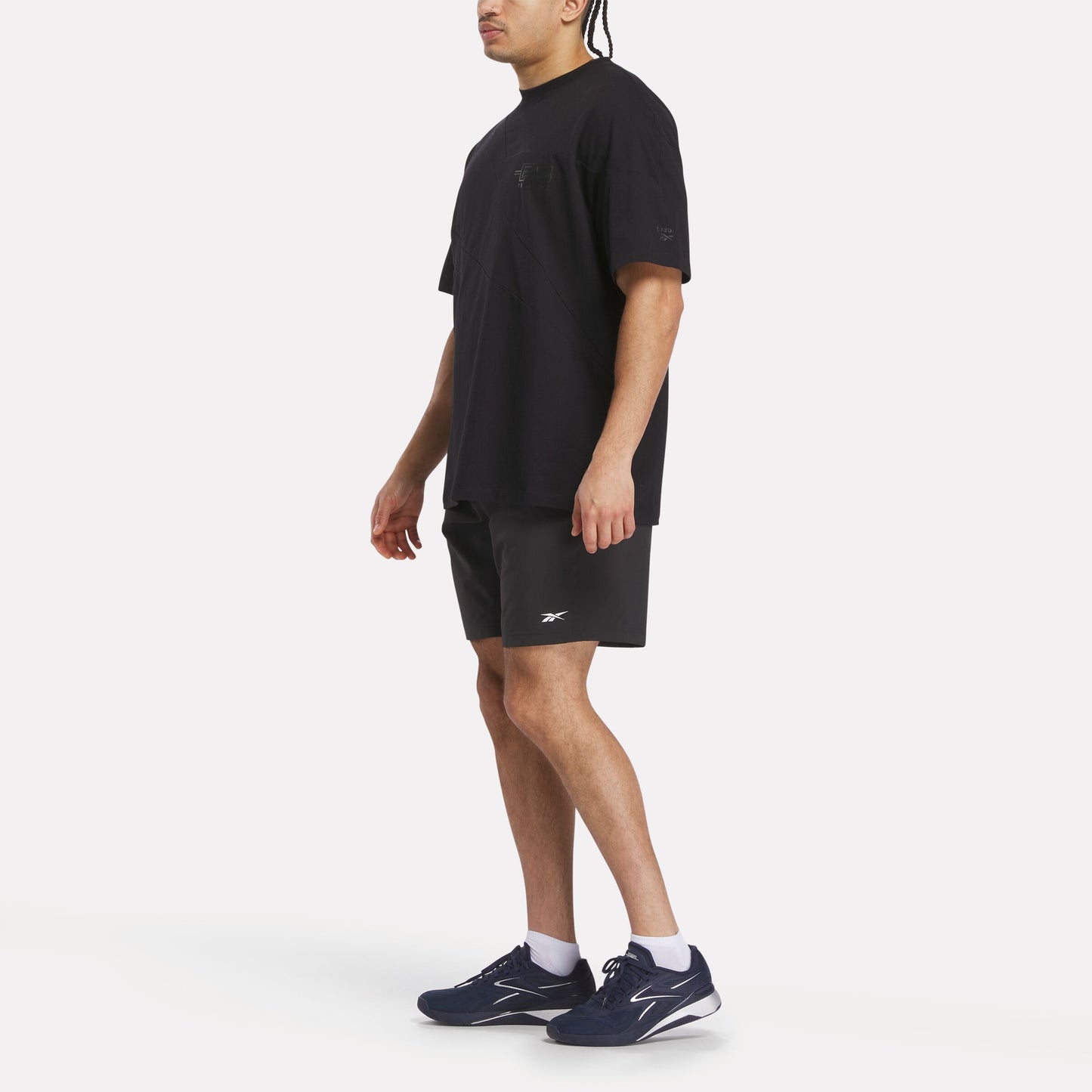 REEBOK APPAREL UNISEX Reebok x F45 Training Relaxed T-Shirt BLACK/ALMOST BLACK