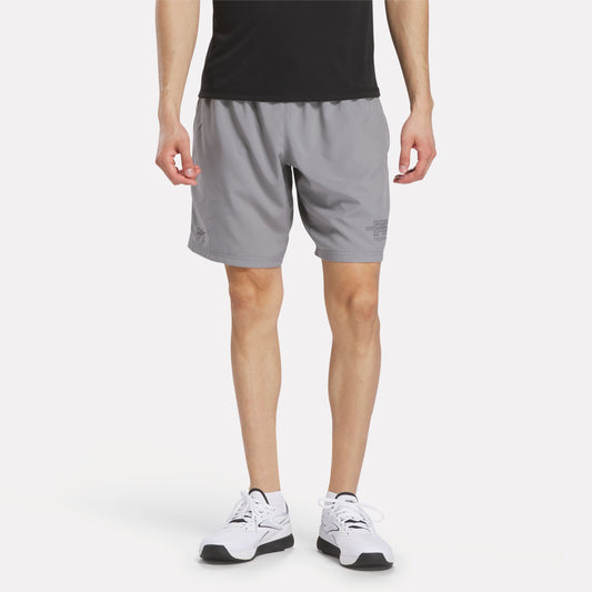 REEBOK APPAREL MEN Reebok x F45 Training Woven Shorts GREY 3