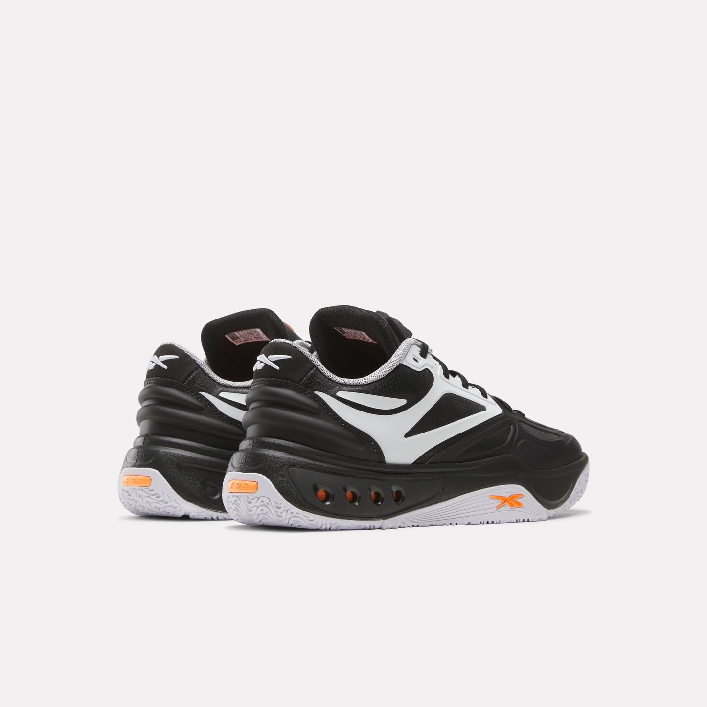 REEBOK FOOTWEAR UNISEX Engine A Pump Shoes WHITE/BLACK/ORANGE