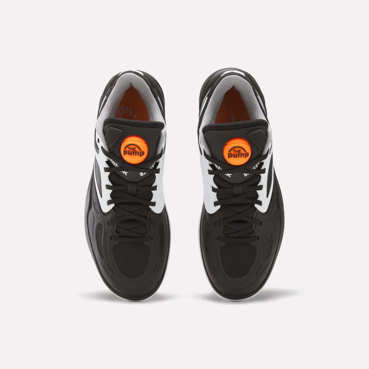 REEBOK FOOTWEAR UNISEX Engine A Pump Shoes WHITE/BLACK/ORANGE