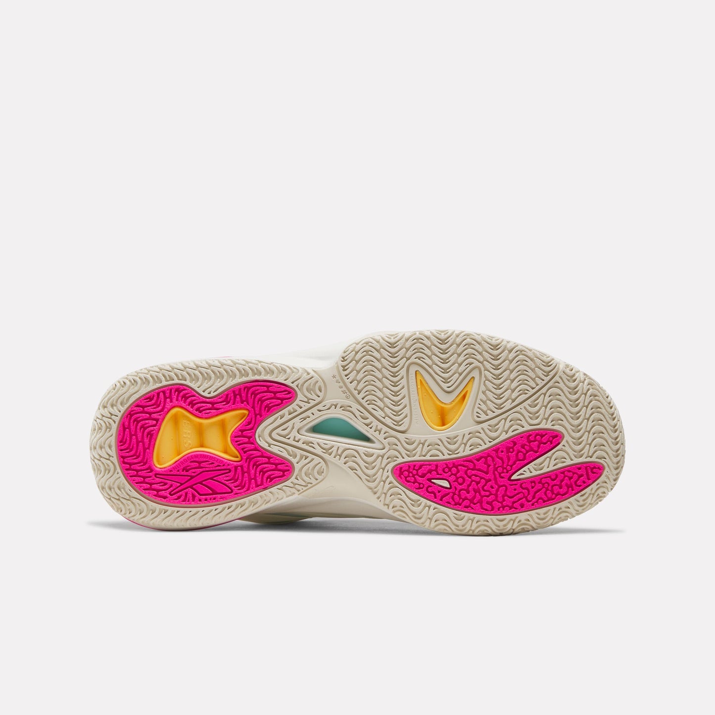 REEBOK FOOTWEAR UNISEX Barbie x Angel Reese 1 Shoes CHALK/PINK/PURPLE