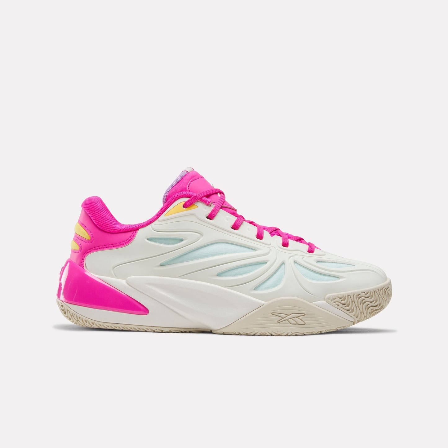 REEBOK FOOTWEAR UNISEX Barbie x Angel Reese 1 Shoes CHALK/PINK/PURPLE