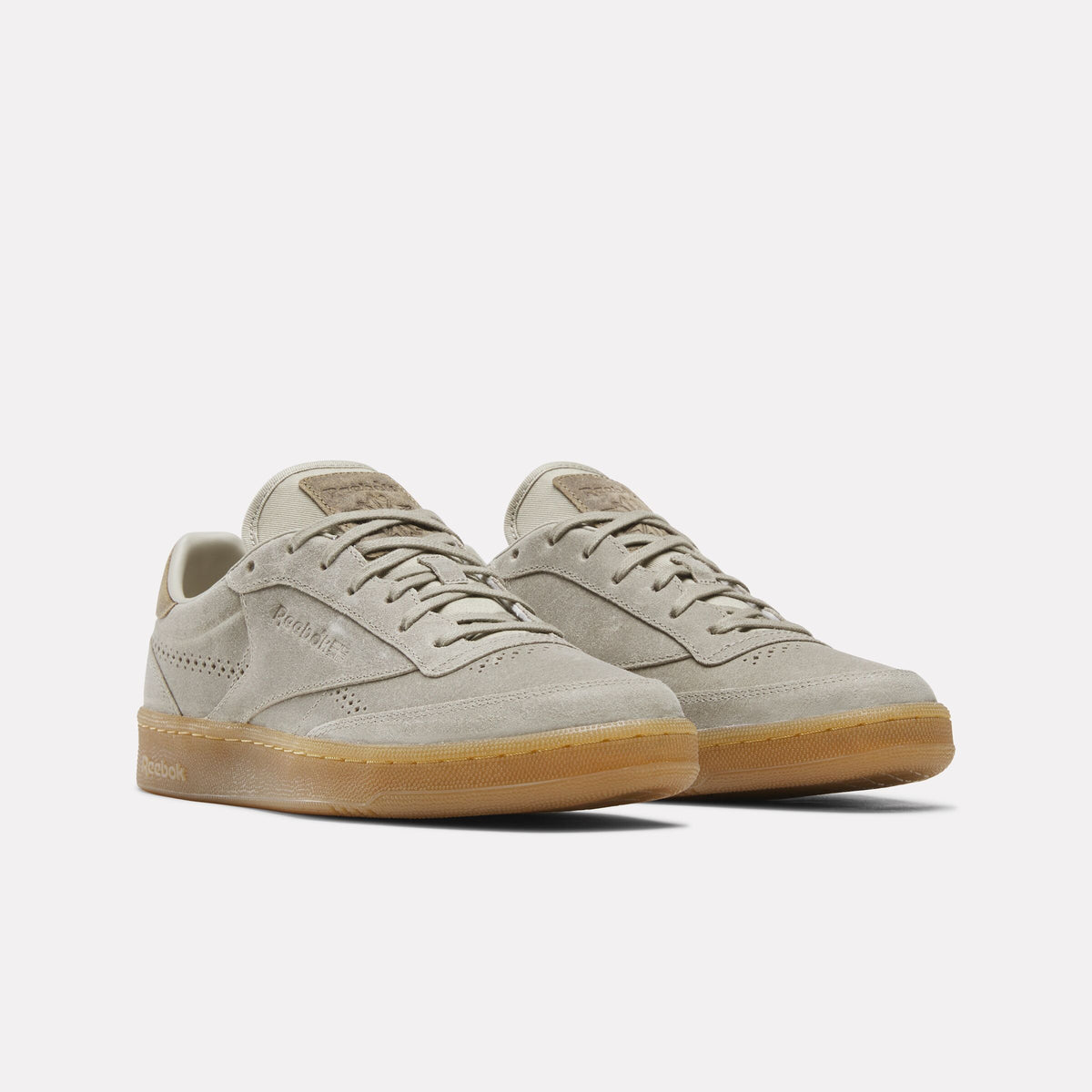 REEBOK FOOTWEAR MEN Club C 85 Vintage Shoes CHALK/TOBACCO/GUM5