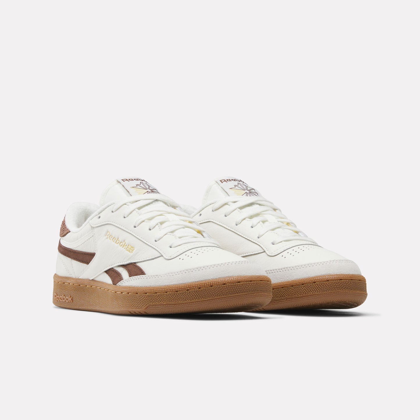 REEBOK FOOTWEAR MEN Club C Revenge Vintage Shoes CHALK/FORMALBROWN/GUM