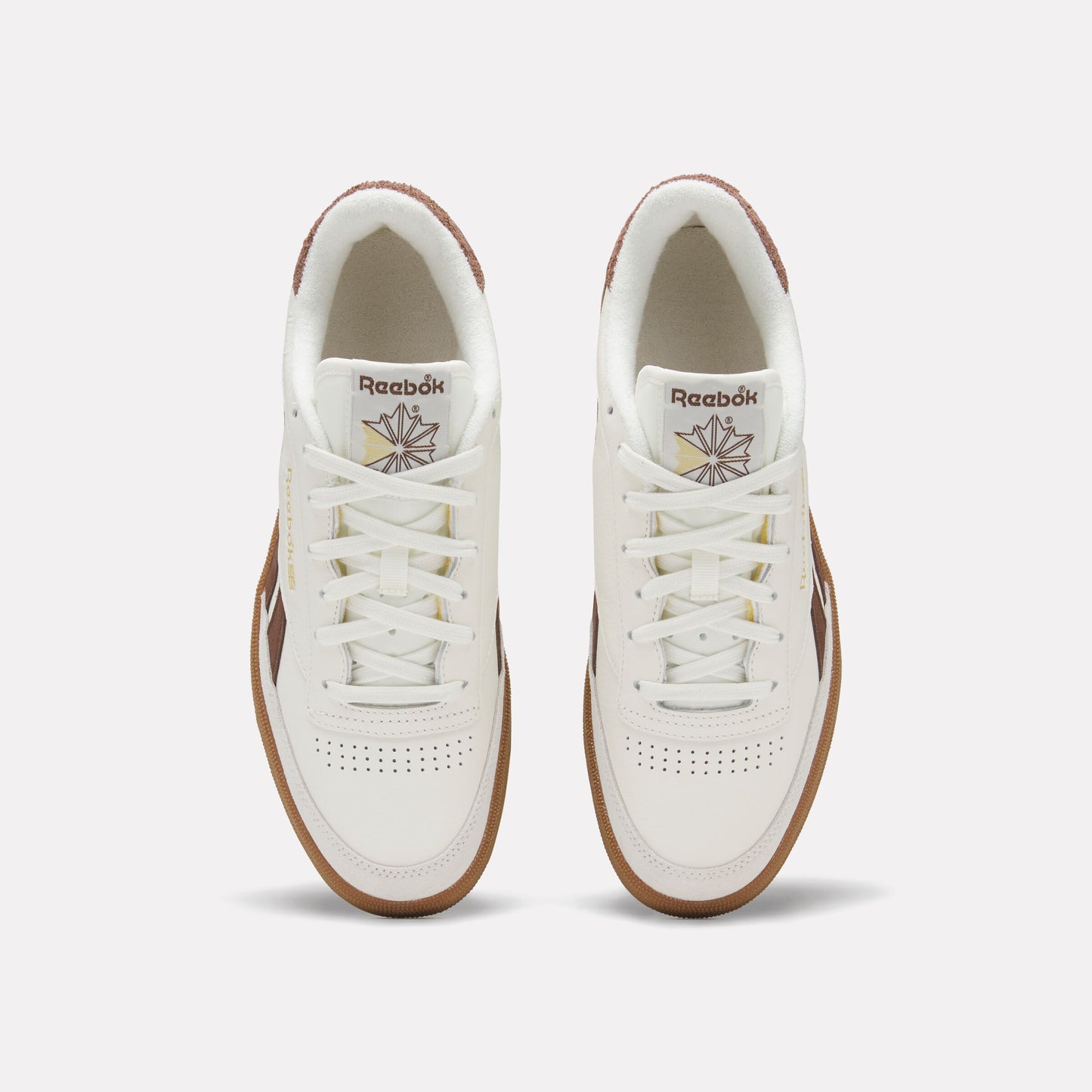 REEBOK FOOTWEAR MEN Club C Revenge Vintage Shoes CHALK/FORMALBROWN/GUM